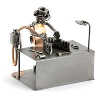 Schraubenmännchen Zahntechniker - Original Steelman24 Metallskulptur Das Perfekte Geschenk von Steelman24DE