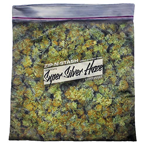 steelplant Super Silver Haze Giant Stash Weed Kissenbezug | Dekorativer Wurfkissenbezug mit realistischen Reefer Bildern | Geheimfach, passend für 45,7 x 45,7 cm Kisseneinsatz | Unkrautdekoration von Steelplant