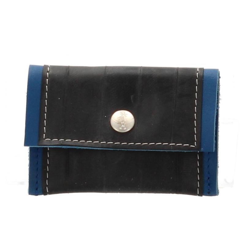Stef Fauser Geldinger Leder Blau 10 x 7cm Portemonnaie Geldbeutel von Stef Fauser Design GbR