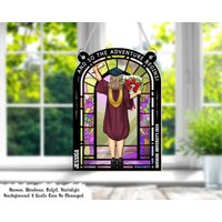 Ein Süßes Ende Eines Neuen Anfangs, Personalisierte Fensterbehang-Suncatcher-Verzierung, Abschlussgeschenk, Gemeisterte Es-Verzierung von StefanieGiftsStore