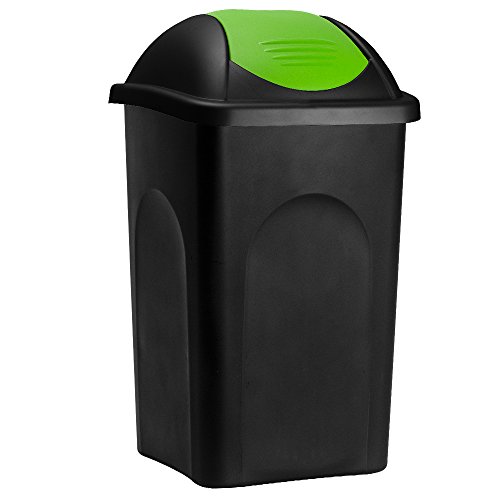Stefanplast® Mülleimer mit Schwingdeckel, 60 Liter von Stefanplast