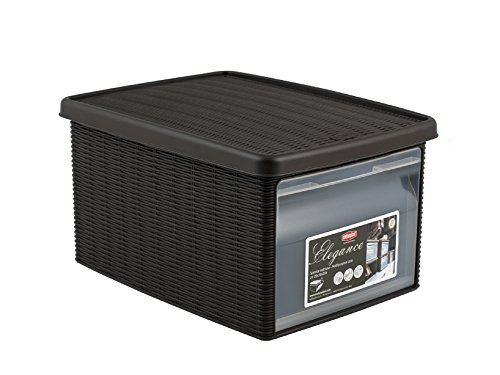 Stefanplast 30003 Mehrzweck-Behälter, Aufbewahren, In Rattanoptik aus Kunststoff, 29 x 39 x 21 cm Stefanplast 30003 Mehrzweck-Behälter, Aufbewahren, In Rattanoptik aus Kunststoff, 29 x 39 x 21 cm von Stefanplast