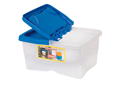 Stefanplast 6300124 Junior SP Aufbewahrungsbox mit Deckel Bunt 30 x 21 x 18 cm von Stefanplast
