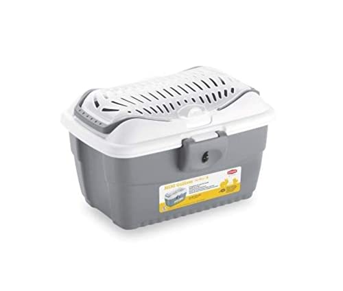 Stefanplast L.Pet Transporttasche 40 x 30 x 24 mm, Grau, wie abgebildet von Stefanplast