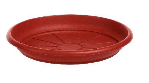 Stefanplast Mediterraneo 83660 Untersetzer für Blumentöpfe, 66 cm, Terrakotta, Rot, einfarbig von Stefanplast