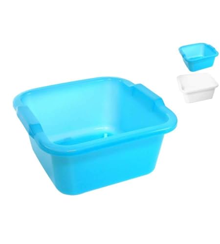 Stefanplast Polyethylen Becken, quadratisch,, neutral/hellblau, 11 Liter, farblich sortiert Stefanplast Polyethylen Becken, quadratisch,, neutral/hellblau, 11 Liter, farblich sortiert von Stefanplast