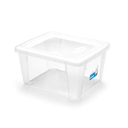 Stefanplast Visual Box Mehrzweck-Fall, klein, 19 x 16 x 10 cm, transparent von Stefanplast