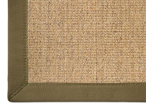 Astra Sisal Teppich Manaus mit Bordüre Farbe Cognac Havanna 100% Sisal - 18 Größen, Größe: 200x290 cm von Steffensmeier