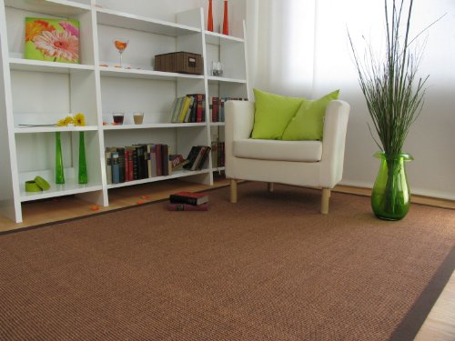 Astra Sisal Teppich Manaus mit Bordüre Farbe braun Coffee 100% Sisal - 18 Größen, Größe: 65x140 cm Astra Sisal Teppich Manaus mit Bordüre Farbe braun Coffee 100% Sisal - 18 Größen, Größe: 65x140 cm von Steffensmeier