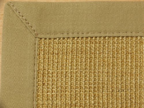 Astra Sisal Teppich Salvador - Farbe Chablis - Bordüre beige - 007.002, Größe: 165x235 cm von Steffensmeier