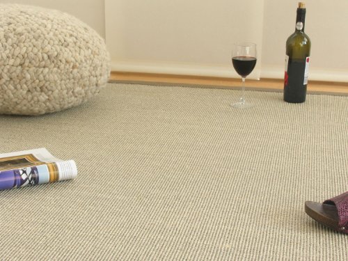 Astra Sisal Teppich Salvador - Farbe hirse - Bordüre Stein - 002.043, Größe: 65x140 cm von Steffensmeier