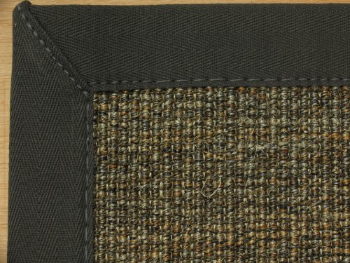 Astra Sisal Teppich Salvador - Farbe nuss - Bordüre Granit - 084.045, Größe: 140x200 cm von Steffensmeier