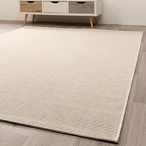 In- und Outdoor Teppich Halland Sisal Optik, Webteppich, in Beige-schwarz, GUT Siegel Zertifiziert, Größe: 120x170 cm von Steffensmeier