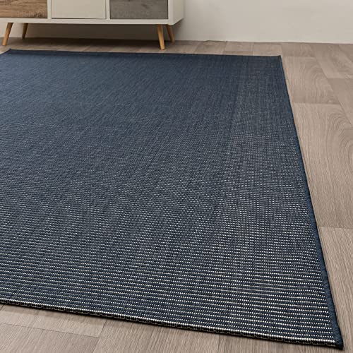 In- und Outdoor Teppich Halland Sisal Optik Blau Meliert Webteppich, GUT Siegel Zertifiziert, Größe: 200x290 In- und Outdoor Teppich Halland Sisal Optik Blau Meliert Webteppich, GUT Siegel Zertifiziert, Größe: 200x290 von Steffensmeier