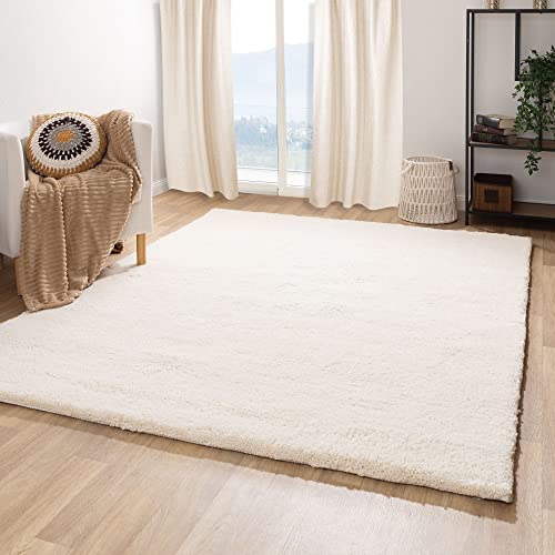 Steffensmeier Berber Teppich Natur aus 100% Schurwolle Rabat 15/15 Simple Wollweiss in 27 Größen, Größe: 300x400 cm Steffensmeier Berber Teppich Natur aus 100% Schurwolle Rabat 15/15 Simple Wollweiss in 27 Größen, Größe: 300x400 cm von Steffensmeier