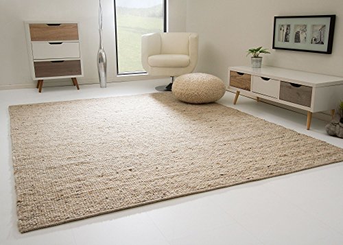 Steffensmeier Birgsau Handwebteppich - aus nachhaltiger, Deutscher Produktion - Natur dunkel, Größe: 200x300 cm Steffensmeier Birgsau Handwebteppich - aus nachhaltiger, Deutscher Produktion - Natur dunkel, Größe: 200x300 cm von Steffensmeier