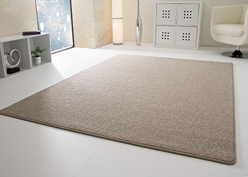 Steffensmeier Designer Teppich Modern Berber Sydney in Grau, Wollsiegel Qualität, Größe: 80x160 cm von Steffensmeier