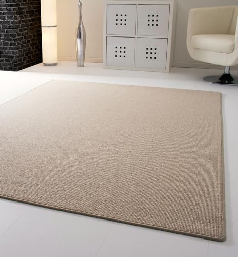 Steffensmeier Designer Teppich Modern Berber Wellington in Hellgrau Größe: 80x160 cm von Steffensmeier