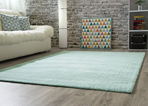 Steffensmeier Designer Teppich Modern Nicki in Mint, Ökotex Zertifiziert, Größe: 120x180 cm von Steffensmeier