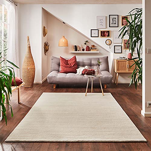 Steffensmeier Gabbeh Teppich Lori fein | Wolle, Natur beige, Größe: 70x140 cm Kurzflor Teppich für Wohnzimmer, Ethno Look Steffensmeier Gabbeh Teppich Lori fein | Wolle, Natur beige, Größe: 70x140 cm Kurzflor Teppich für Wohnzimmer, Ethno Look von Steffensmeier