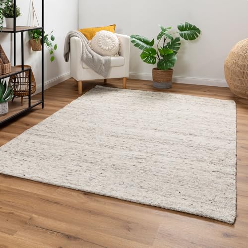 Steffensmeier Handweb Teppich Paros | Schurwolle | Natur dunkel, handgewebt, Größe: 70x130 cm Wohnzimmer und Schlafzimmer Steffensmeier Handweb Teppich Paros | Schurwolle | Natur dunkel, handgewebt, Größe: 70x130 cm Wohnzimmer und Schlafzimmer von Steffensmeier