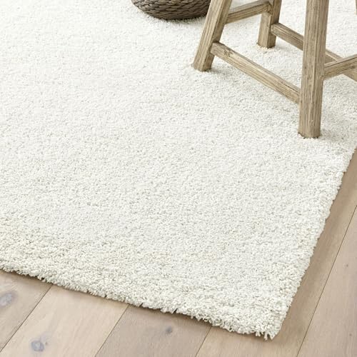 Steffensmeier Hochflor Teppich Sevilla | Shaggy | langflor Teppich | Wohnzimmer | Weiß, Größe: 120x170 cm Steffensmeier Hochflor Teppich Sevilla | Shaggy | langflor Teppich | Wohnzimmer | Weiß, Größe: 120x170 cm von Steffensmeier