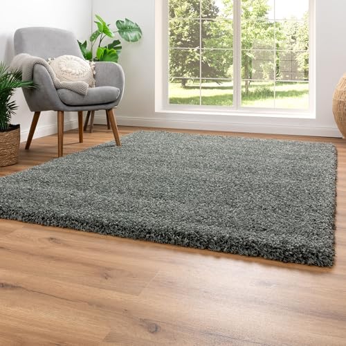 Steffensmeier Hochflor Teppich Twilight | Wohnzimmer | Beste Qualität | Elastischer Flor | Salbei 4422, Größe: 240x300 cm Steffensmeier Hochflor Teppich Twilight | Wohnzimmer | Beste Qualität | Elastischer Flor | Salbei 4422, Größe: 240x300 cm von Steffensmeier