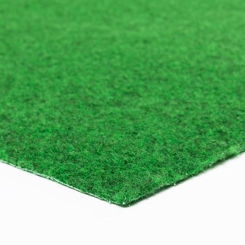 Steffensmeier Kunstrasen Nadelfilz Wembley XL | 8 mm | integrierte Drainage mit Noppen | Balkon, Terrasse, Garten | Meterware | Größe: 100x1000 cm von Steffensmeier