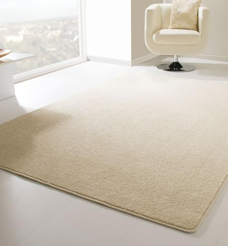 Steffensmeier Kurzflor Teppich Cambridge, Wohnzimmer, Schlafzimmer, in Beige, Größe: 80x150 cm Steffensmeier Kurzflor Teppich Cambridge, Wohnzimmer, Schlafzimmer, in Beige, Größe: 80x150 cm von Steffensmeier