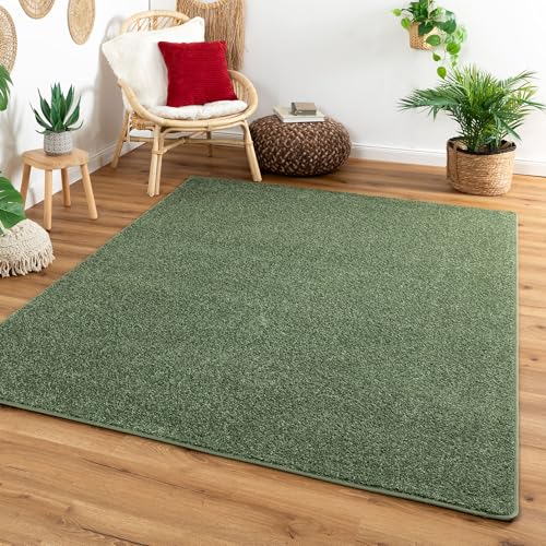 Steffensmeier Kurzflor Teppich Cambridge, Wohnzimmer, Schlafzimmer, in Grün, Größe: 80x250 cm Steffensmeier Kurzflor Teppich Cambridge, Wohnzimmer, Schlafzimmer, in Grün, Größe: 80x250 cm von Steffensmeier