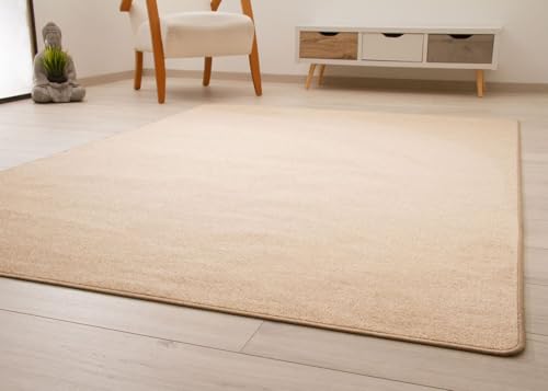 Steffensmeier Kurzflorteppich Cambridge Young | Teppich für das Wohnzimmer, Jugendzimmer in Beige, Größe: 200x200 cm Steffensmeier Kurzflorteppich Cambridge Young | Teppich für das Wohnzimmer, Jugendzimmer in Beige, Größe: 200x200 cm von Steffensmeier
