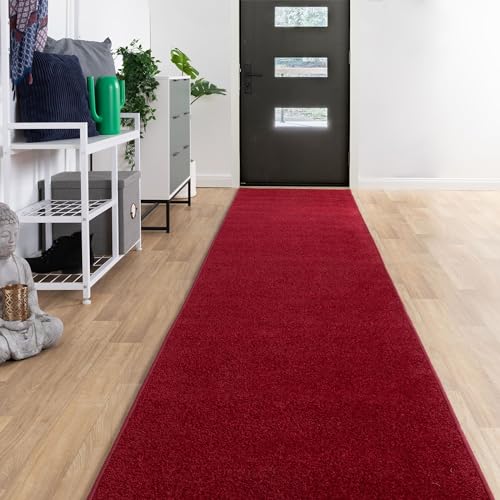 Steffensmeier Läufer Galerie Ibiza| Kurzflor Teppich| Flur| Diele| Größe: 80x450 cm| Rot Steffensmeier Läufer Galerie Ibiza| Kurzflor Teppich| Flur| Diele| Größe: 80x450 cm| Rot von Steffensmeier
