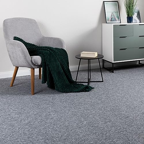 Steffensmeier Schlingen Teppichboden Meddon XL Meterware | Auslegware für Flur Büro | 1m 2m 3m 4m 5m breit! | Grau, Größe: 100x400 cm Steffensmeier Schlingen Teppichboden Meddon XL Meterware | Auslegware für Flur Büro | 1m 2m 3m 4m 5m breit! | Grau, Größe: 100x400 cm von Steffensmeier