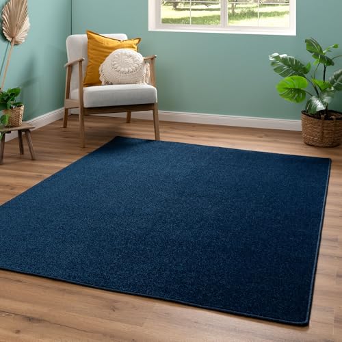 Steffensmeier Sonderposten Kettelteppich Wohnzimmerteppich modern, strapazierfähig und pflegeleicht, Blau, Größe: 170x170 cm Steffensmeier Sonderposten Kettelteppich Wohnzimmerteppich modern, strapazierfähig und pflegeleicht, Blau, Größe: 170x170 cm von Steffensmeier