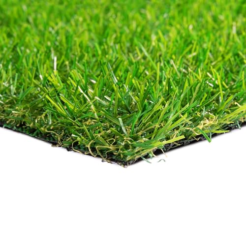 Steffensmeier Sonderposten Kunstrasen | 1m und 2m Breite | Grün | Florhöhe: 24 mm | Größe: 200x100 cm von Steffensmeier