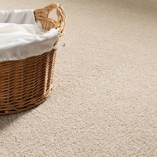 Steffensmeier Teppichboden Cambridge | Meterware Auslegware Wohnzimmer Schlafzimmer Kinderzimmer | beige | 200x300 cm von Steffensmeier