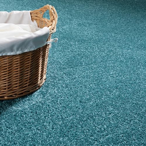 Steffensmeier Teppichboden Cambridge | Meterware Auslegware Wohnzimmer Schlafzimmer Kinderzimmer | türkis | 300x100 cm Steffensmeier Teppichboden Cambridge | Meterware Auslegware Wohnzimmer Schlafzimmer Kinderzimmer | türkis | 300x100 cm von Steffensmeier