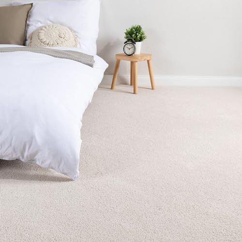 Steffensmeier Teppichboden Capri Meterware | Auslegware für Kinderzimmer Wohnzimmer Schlafzimmer | Creme, Größe: 300x200 cm von Steffensmeier