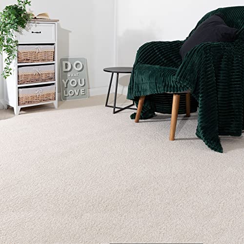 Steffensmeier Teppichboden Ibiza | Auslegware | Kinderzimmer,Wohnzimmer,Schlafzimmer und Jugendzimmer | Creme, Größe: 200x400 cm von Steffensmeier