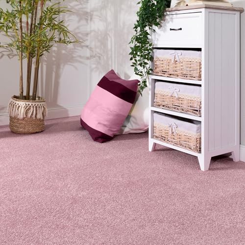 Steffensmeier Teppichboden Ibiza | Auslegware | Kinderzimmer,Wohnzimmer,Schlafzimmer und Jugendzimmer | Rosa, Größe: 200x100 cm Steffensmeier Teppichboden Ibiza | Auslegware | Kinderzimmer,Wohnzimmer,Schlafzimmer und Jugendzimmer | Rosa, Größe: 200x100 cm von Steffensmeier