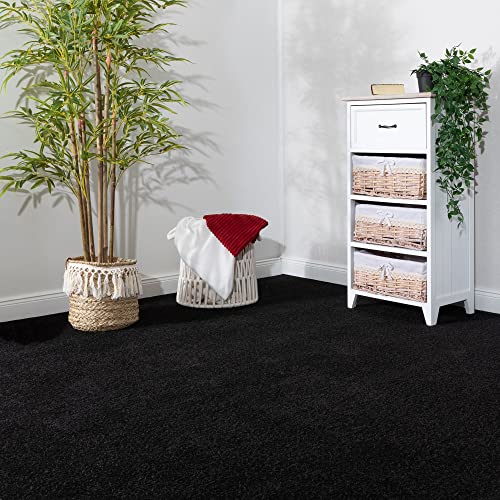 Steffensmeier Teppichboden Ibiza | Auslegware | Kinderzimmer,Wohnzimmer,Schlafzimmer und Jugendzimmer | Schwarz, Größe: 200x400 cm Steffensmeier Teppichboden Ibiza | Auslegware | Kinderzimmer,Wohnzimmer,Schlafzimmer und Jugendzimmer | Schwarz, Größe: 200x400 cm von Steffensmeier