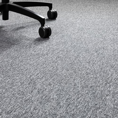 Steffensmeier Teppichboden Kreta Meterware | Auslegware für Kinderzimmer Wohnzimmer Schlafzimmer | Grau, Größe: 200x200 cm von Steffensmeier