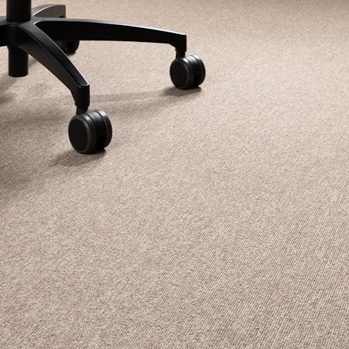 Steffensmeier Teppichboden Kreta Meterware | Auslegware für Kinderzimmer Wohnzimmer Schlafzimmer | Sand, Größe: 100x200 cm von Steffensmeier