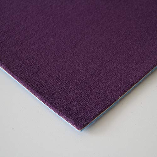 Steffensmeier Velours Teppichboden Verona Meterware | Auslegware für Kinderzimmer Wohnzimmer Schlafzimmer | Aubergine, Größe: 300x400 cm von Steffensmeier