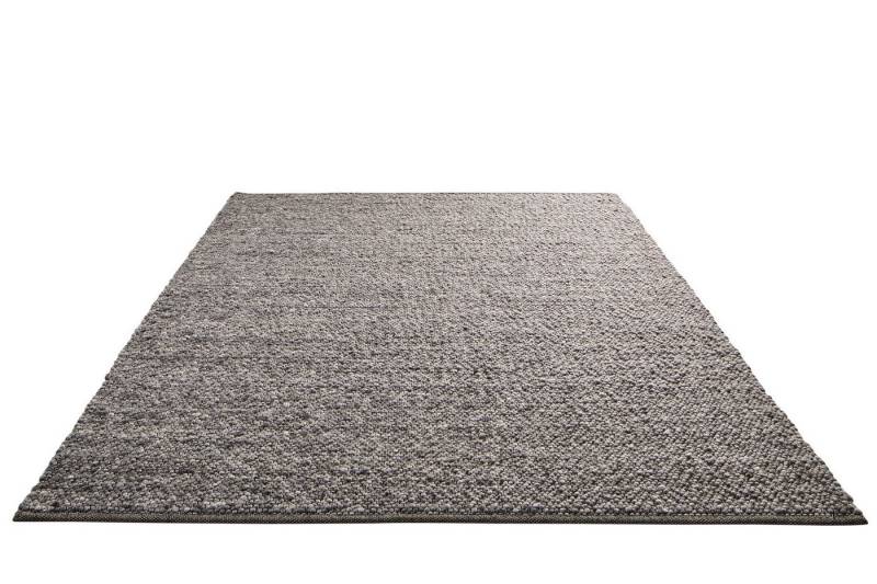 Steffensmeier Wollteppich Rotach Mit Fusselstopp, Rechteckig, Handwebteppich, Handweb Teppich, gewalkt von Steffensmeier