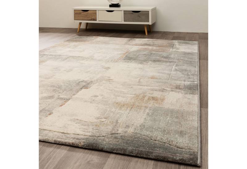 Steffensmeier Teppich Lauro - Abstrakt, Rechteckig, Kurzflor Teppich, Hoch-Tief-Struktur von Steffensmeier