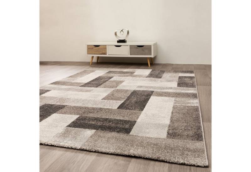 Steffensmeier Teppich Soft Tones Kästchen, Rechteckig, Kurzflor Teppich, Wohnzimmer Steffensmeier Teppich Soft Tones Kästchen, Rechteckig, Kurzflor Teppich, Wohnzimmer von Steffensmeier