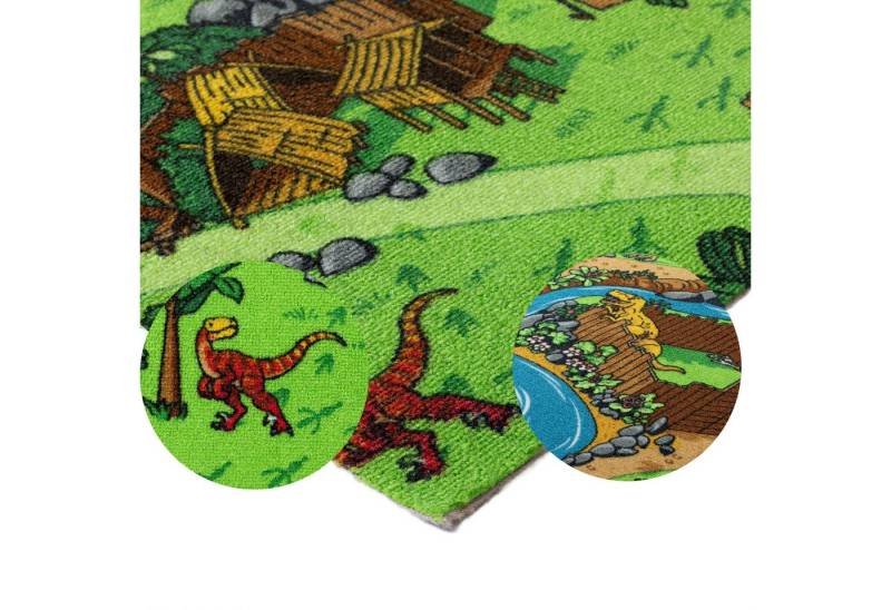 Steffensmeier Teppichboden Buddy, Rechteckig, Dino, Kinderzimmer von Steffensmeier