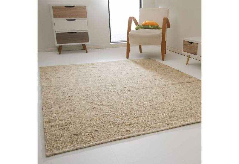 Steffensmeier Wollteppich Leutasch mit Fusselstopp, Rechteckig, Handwebteppich, Handweb Teppich, gewalkt Steffensmeier Wollteppich Leutasch mit Fusselstopp, Rechteckig, Handwebteppich, Handweb Teppich, gewalkt von Steffensmeier