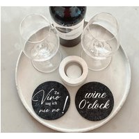 Personalisierte Glasuntersetzer | Filzuntersetzer Untersetzer Getränke Gläser Flaschen von SteffiLieblingsstcke